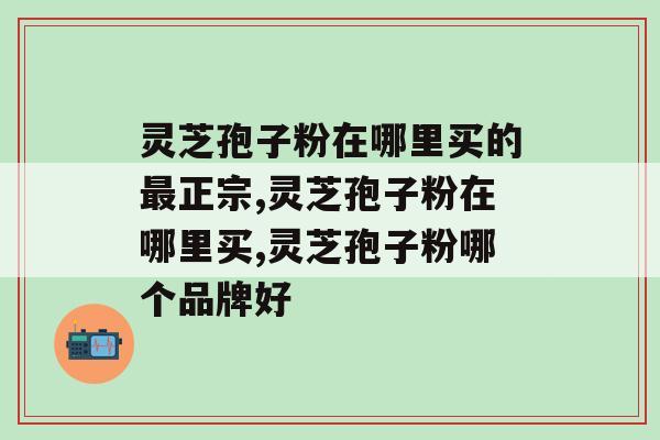 灵芝孢子粉在哪里买的最正宗？选这种服用效果更好