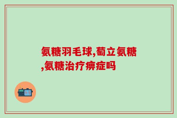 有没有小粒胶囊的氨糖(氨糖口服液发布，比小粒胶囊更易于食用)