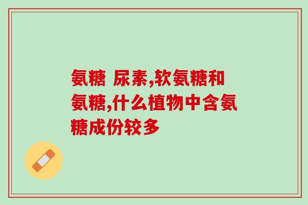 氨糖管半月板不(补充氨糖能够治疗半月板损伤，重塑膝关节健康)