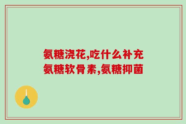氨糖白天吃好还是晚上吃好(氨糖是白天吃好还是晚上吃好？——氨糖最佳用药时间)