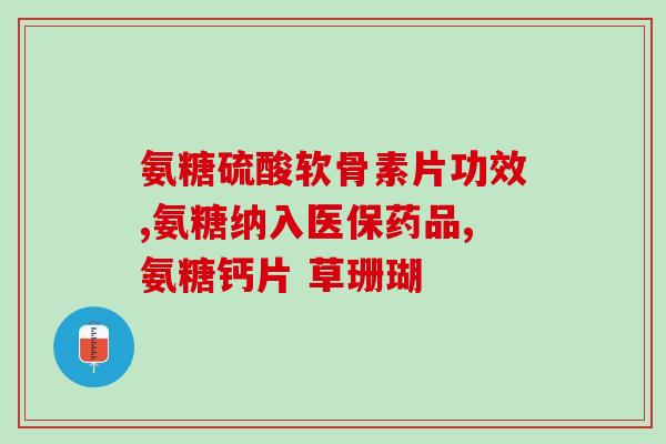 氨糖软骨素关节宝(氨糖软骨素——滋养关节的宝藏)