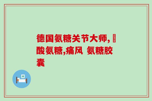 德国高纯度硫酸氨糖(德国生产高纯度硫酸氨糖)