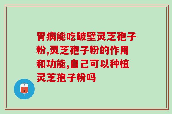 灵芝破壁孢子粉作用 (了解灵芝破壁孢子粉的功效与作用)