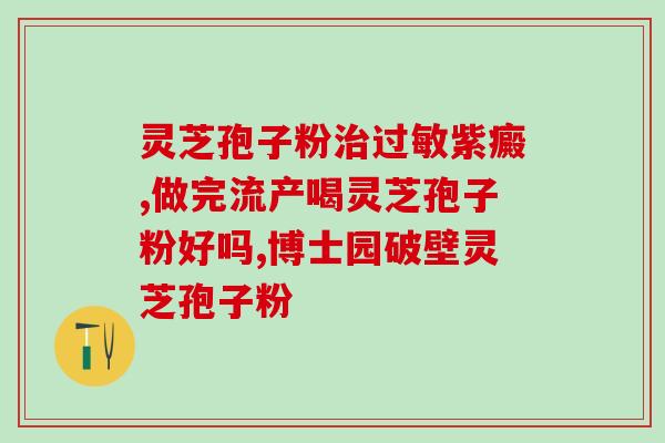灵芝有机破壁孢子粉 (有机灵芝破壁孢子粉：提高免疫、改善睡眠)