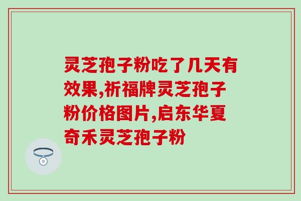 雪神灵芝破壁孢子粉怎么样(雪神灵芝破壁孢子粉的功效及使用方法)