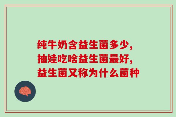 可以在肠道定值的益生菌(肠道稳定好帮手：呈益乳酸菌生产的益生菌)