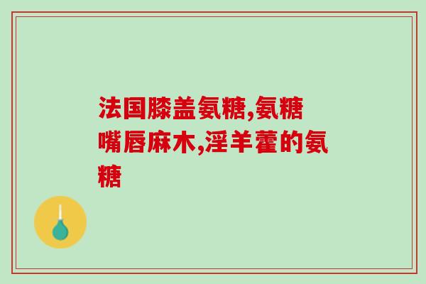 氨基葡萄糖胶囊功效及作用(氨基葡萄糖胶囊：功能作用及用途介绍)