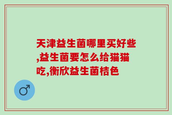 如何给猫咪做益生菌吃法(猫咪益生菌正确喂养方法)