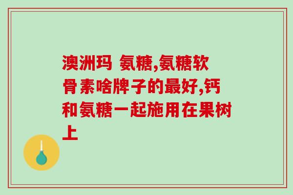 澳洲氨糖维骨力成份(澳洲氨糖维骨力：增强骨骼健康的营养成分)
