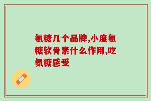 汤臣倍健健力多氨糖配料表(汤臣倍健健力多产品氨糖配料表解读)