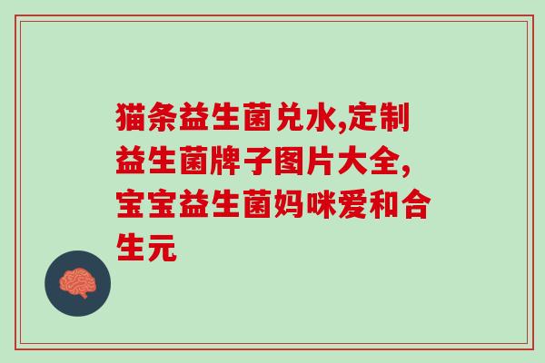 宠物猫益生菌的作用(提高养猫健康水平的方法：宠物猫益生菌)