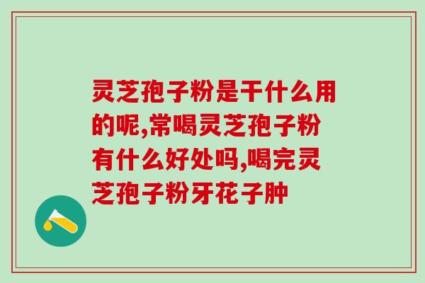 灵芝孢子油的效果怎么样？仙芝楼灵芝孢子油效果怎么样