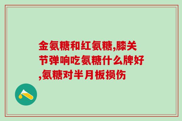 联盛元牌氨糖软骨素的功效与作用？详解联盛元牌氨糖软骨素的使用方法？