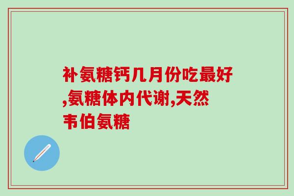宠物氨糖软骨素推荐？哪个给中老年人补充氨糖的氨糖软骨素牌子好
