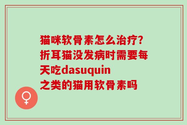 猫咪软骨素怎么治疗？折耳猫没发病时需要每天吃dasuquin之类的猫用软骨素吗