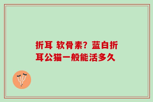 折耳 软骨素？蓝白折耳公猫一般能活多久