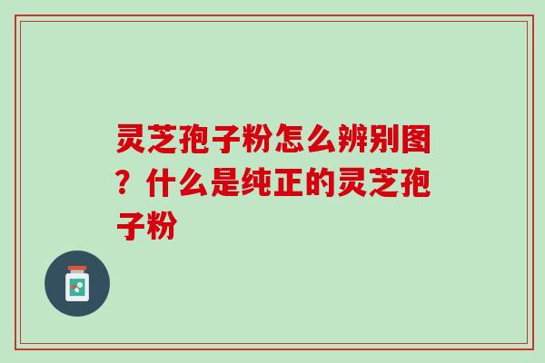 灵芝孢子粉怎么辨别图？什么是纯正的灵芝孢子粉