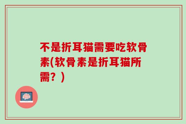 不是折耳猫需要吃软骨素(软骨素是折耳猫所需？)