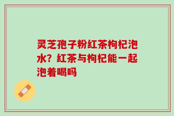 灵芝孢子粉红茶枸杞泡水？红茶与枸杞能一起泡着喝吗