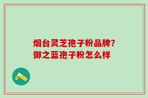 烟台灵芝孢子粉品牌？御之蓝孢子粉怎么样
