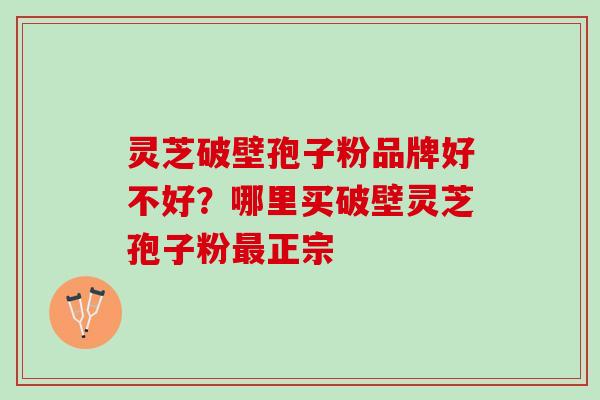 灵芝破壁孢子粉品牌好不好？哪里买破壁灵芝孢子粉最正宗