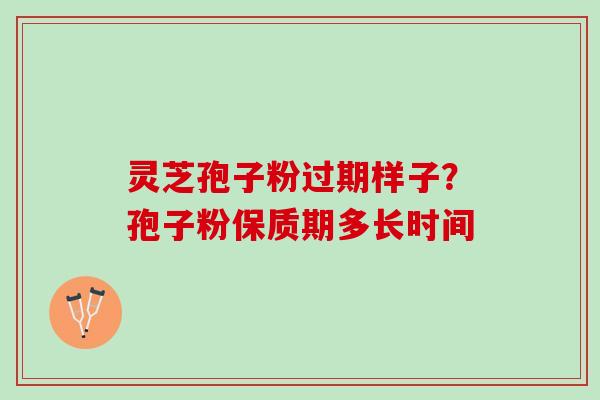 灵芝孢子粉过期样子？孢子粉保质期多长时间