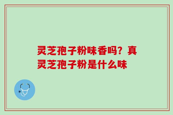 灵芝孢子粉味香吗？真灵芝孢子粉是什么味