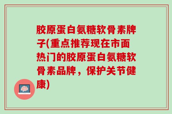 胶原蛋白氨糖软骨素牌子(重点推荐现在市面热门的胶原蛋白氨糖软骨素品牌，保护关节健康)