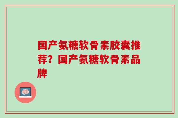 国产氨糖软骨素胶囊推荐？国产氨糖软骨素品牌