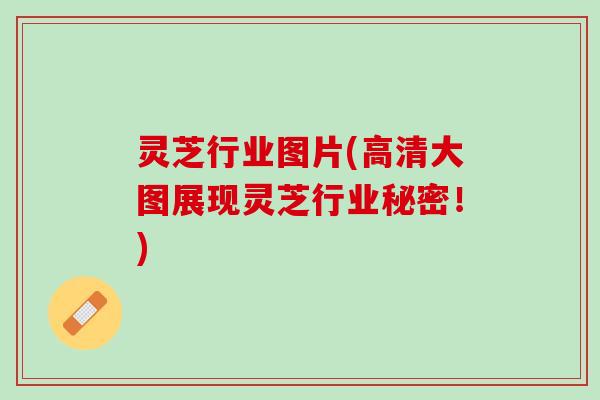 灵芝行业图片(高清大图展现灵芝行业秘密！)