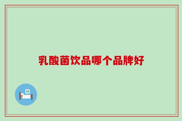 乳酸菌饮品哪个品牌好