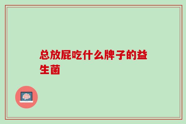 总放屁吃什么牌子的益生菌