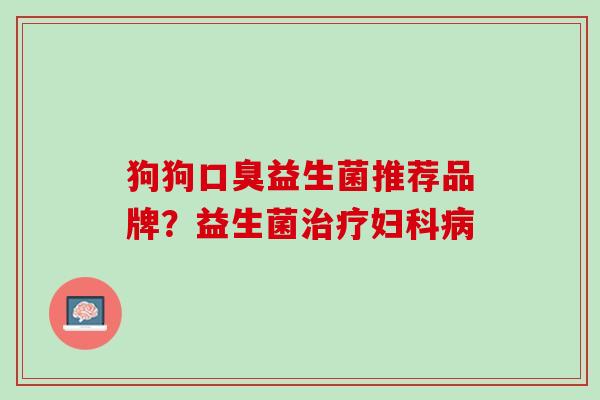狗狗口臭益生菌推荐品牌？益生菌治疗妇科病