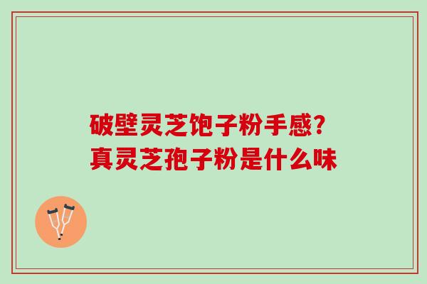 破壁灵芝饱子粉手感？真灵芝孢子粉是什么味