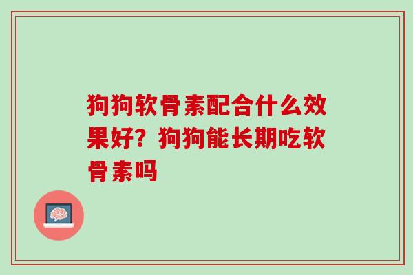 狗狗软骨素配合什么效果好？狗狗能长期吃软骨素吗