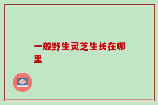 一般野生灵芝生长在哪里