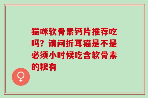 猫咪软骨素钙片推荐吃吗？请问折耳猫是不是必须小时候吃含软骨素的粮有