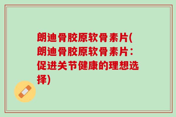 朗迪骨胶原软骨素片(朗迪骨胶原软骨素片：促进关节健康的理想选择)