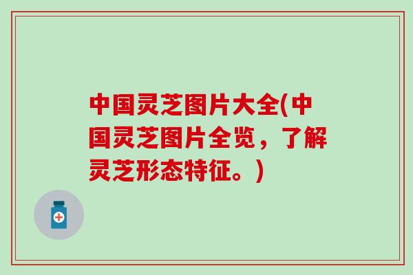 中国灵芝图片大全(中国灵芝图片全览，了解灵芝形态特征。)