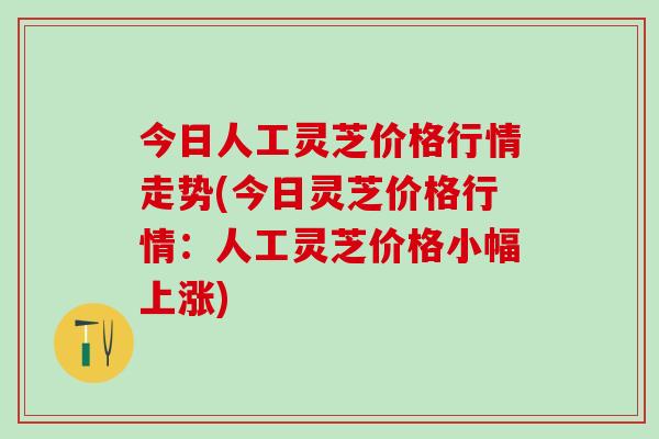 今日人工灵芝价格行情走势(今日灵芝价格行情：人工灵芝价格小幅上涨)