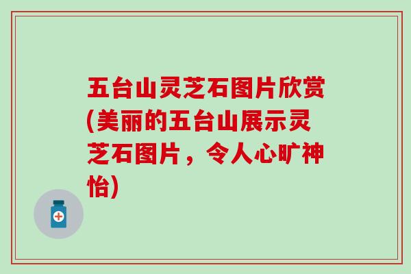 五台山灵芝石图片欣赏(美丽的五台山展示灵芝石图片，令人心旷神怡)