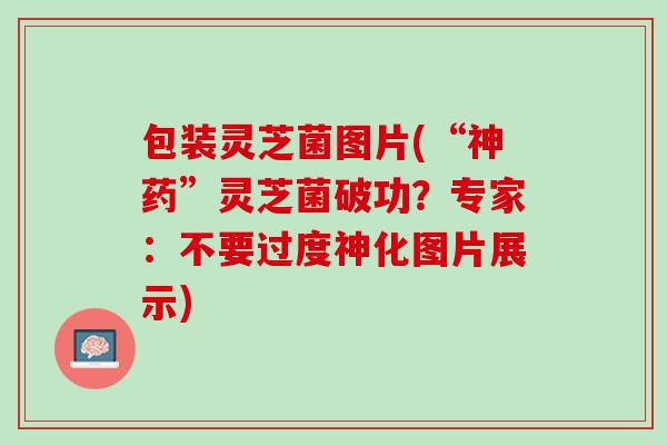 包装灵芝菌图片(“神药”灵芝菌破功？专家：不要过度神化图片展示)