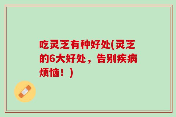 吃灵芝有种好处(灵芝的6大好处，告别疾病烦恼！)