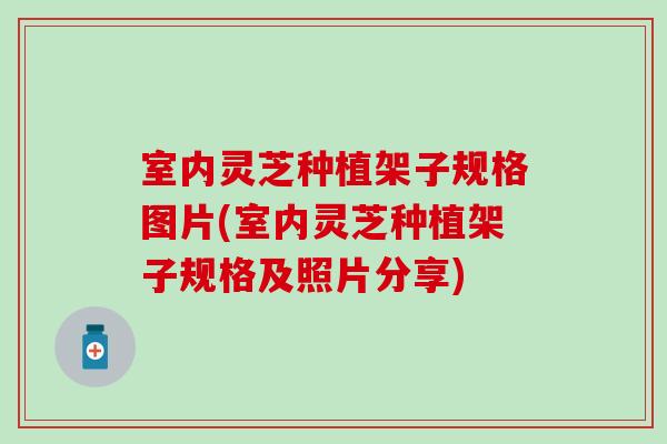 室内灵芝种植架子规格图片(室内灵芝种植架子规格及照片分享)