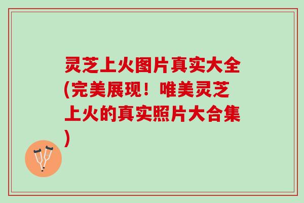 灵芝上火图片真实大全(完美展现！唯美灵芝上火的真实照片大合集)