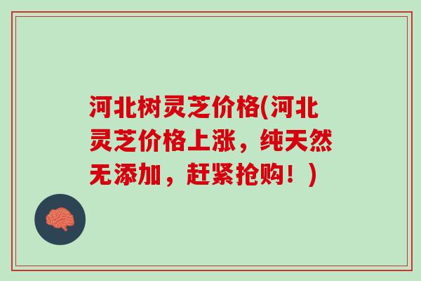 河北树灵芝价格(河北灵芝价格上涨，纯天然无添加，赶紧抢购！)