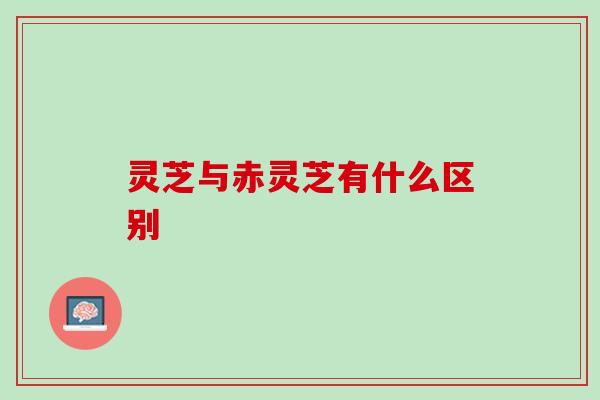 灵芝与赤灵芝有什么区别