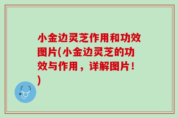 小金边灵芝作用和功效图片(小金边灵芝的功效与作用，详解图片！)