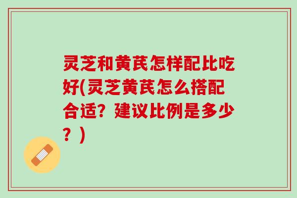 灵芝和黄芪怎样配比吃好(灵芝黄芪怎么搭配合适？建议比例是多少？)