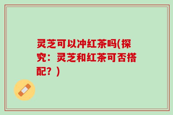 灵芝可以冲红茶吗(探究：灵芝和红茶可否搭配？)
